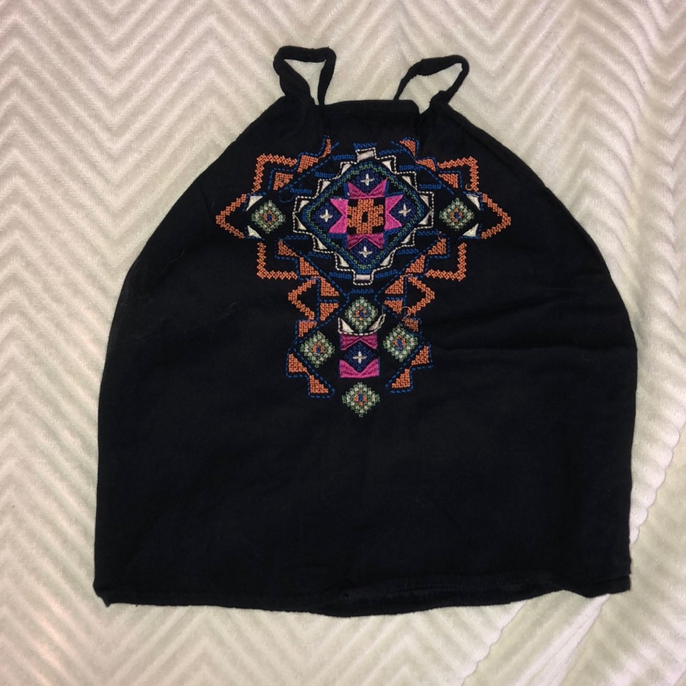 Halter Crossback Crop Top